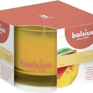 Bolsius Duftkerze im Glas True Scents Mango