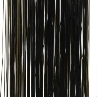 Kaemingk Vinyllametta glanz schwarz 50 x 40 cm