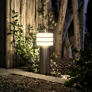 Philips Hue LED Sockelleuchte White Tuar edelstahl 40 x 15 cm dimmbar