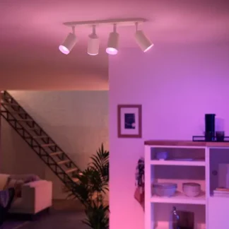 Philips Hue 4er LED Spot White & Color Ambiance Fugato RGBW Smart Home