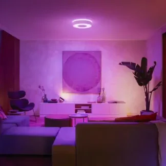 Philips Hue LED Deckenleuchte White & Color Ambiance Infuse RGBW weiß