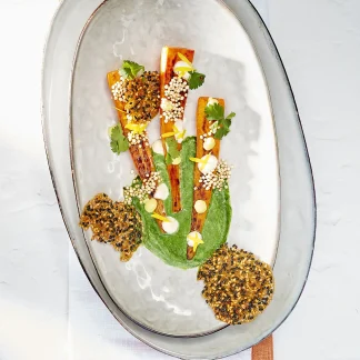 Mica Platte Tabo grau, 31 x 18 x 3 cm