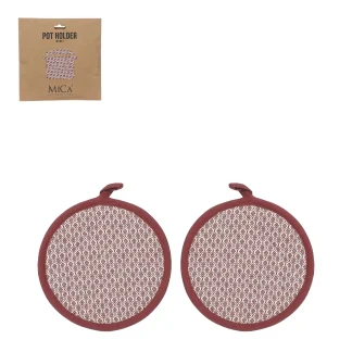 Mica Topflappen Badhi braun Ø 20 cm