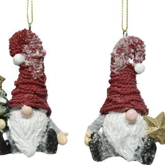 Kaemingk Weihnachtsmann Anhänger 4,5 x 5,5 x 8,8 cm