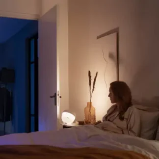 Philips Hue LED Tischleuchte White & Color Ambiance Iris weiß dimmbar RGBW