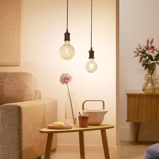 Philips Smart LED Leuchtmittel Tunable White Amber G95 E27 Globeform 7 W
