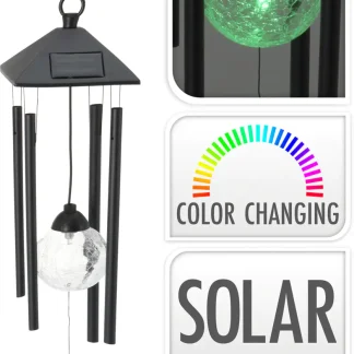 LED Solarleuchte Windspiel