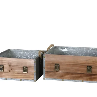 Dijk Holzkiste natur 27 x 27 x 13 cm