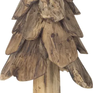 Dijk Teakholz Weihnachtsbaum mit Fuß 40 cm