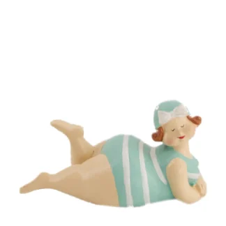 Dijk Figur dicke Dame grün