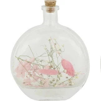 Dijk Flasche Trockenblumen 13 x 4 x 15,5 cm