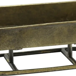 Dijk Metall Tablett gold, 38,5 x 14,5 x 11,5 cm