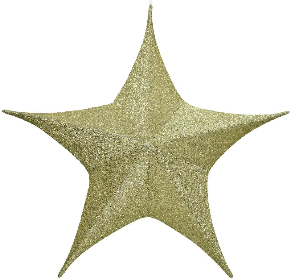 Kaemingk Stern aus Polyester Ø 180 cm gold
