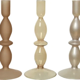 Kaemingk Kerzenhalter aus Glas 20,5 cm