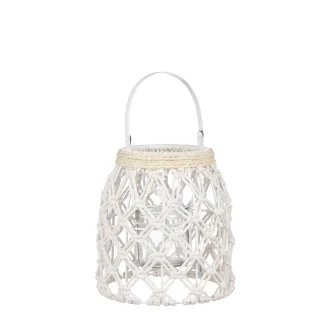 Mica Windlicht off white 20,5 cm