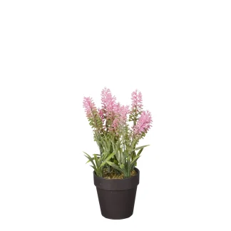 Mica künstlicher Lavendel im Topf rosa 24 x 10 cm