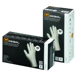 Gebol Handschuh Einweg White Vinyl Größe: XL 100 Stück