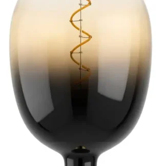Eglo LED Leuchtmittel Oval E27 4W schwarz-braun