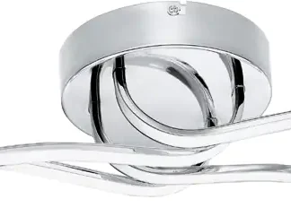 Eglo LED Deckenleuchte Roncade chrom 108,5 x 16 cm warmweiß