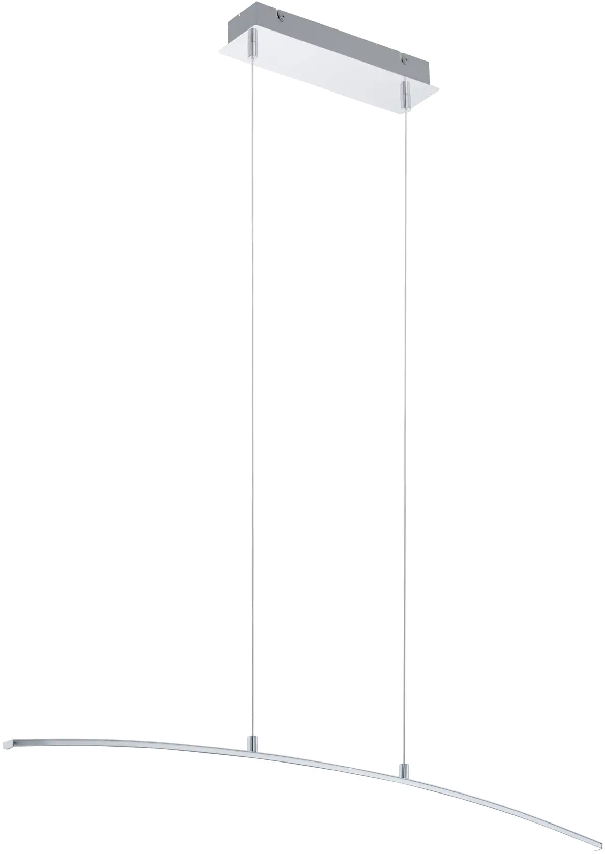 Eglo LED Pendelleuchte Lasana chrom 90 cm warmweiß