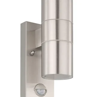 Eglo LED Außen-Wandleuchte Riga 5 21,5 x 6,5 cm Bewegungsmelder GU10