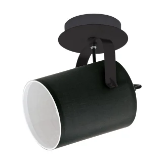 Eglo 1er Spot Villabate schwarz Ø 12 cm E27