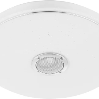 Eglo RGB Led Bad-Deckenleuchte Milazzo weiß Fernbedienung Kristall-Effekt