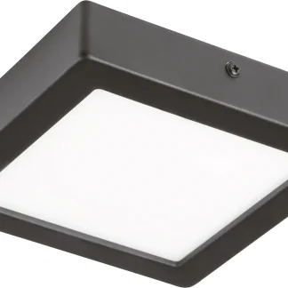 Eglo LED Deckenleuchte Idun schwarz 17 x 17 cm neutralweiß