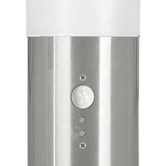 Eglo Sockelleuchte Helsinki edelstahl 45 x 7,5 cm mit Bewegungsmelder E27