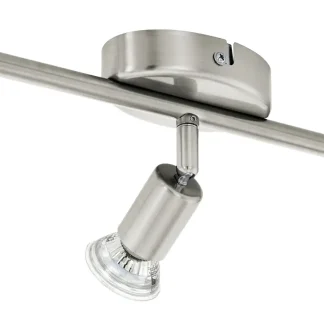 Eglo 3er LED Spot Buzz nickel-matt 48,5 x 6,5 cm GU10