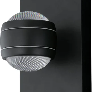 Eglo Led Außen-Wandleuchte Sesimba schwarz Up- & Downlight