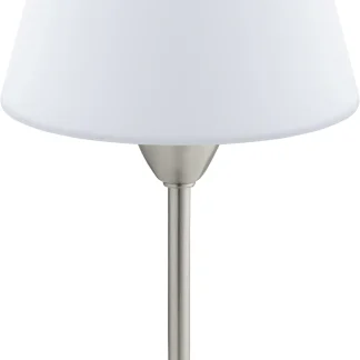 Eglo Tischleuchte Damasco 1 nickel-matt 30 x 14,5 cm E14, max. 60 W