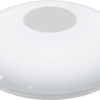 Eglo LED Deckenleuchte Voltago 2 weiß Kristall Ø 29,5 cm warmweiß-kaltweiß