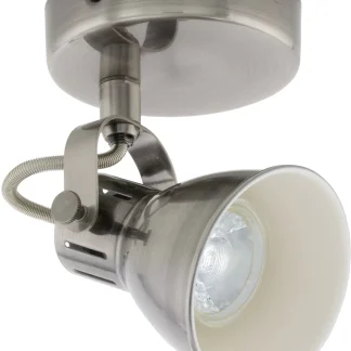 Eglo 1er LED Spot Seras nickel-matt Ø 10 cm GU10