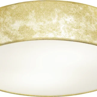 Eglo Deckenleuchte Viserbella champagner-gold Ø 38 cm E27, max. 60 W