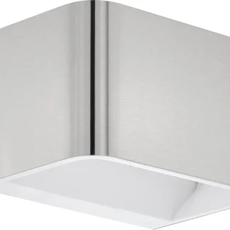 Eglo LED Wandleuchte Sania 4 nickel-matt 13 x 8 cm Up & Down warmweiß