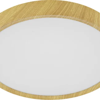 Eglo LED Deckenleuchte Musurita holz Ø 44 cm warmweiß