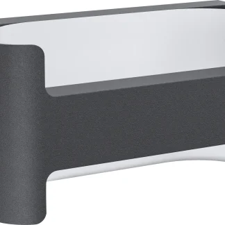 Eglo Led Außen-Wandleuchte Passirano schwarz Up- & Downlight warmweiß