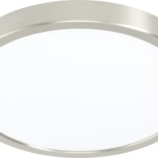 Eglo Connect LED Aufbauleuchte Fueva-Z nickel-matt Ø 28,5 cm Smart Home
