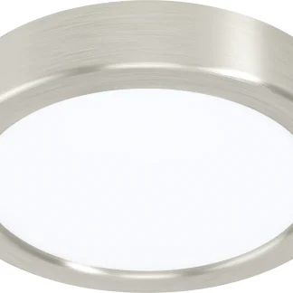 Eglo LED Aufbauleuchte Fueva 5 nickel-matt Ø 16 cm warmweiß