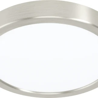 Eglo LED Aufbauleuchte Fueva 5 nickel-matt Ø 21 cm neutralweiß