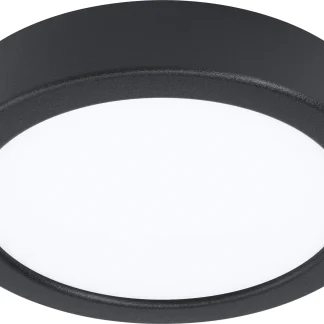 Eglo LED Aufbauleuchte Fueva 5 schwarz Ø 16 cm neutralweiß