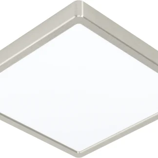 Eglo LED Aufbauleuchte Fueva 5 nickel-matt 28,5 x 28,5 cm warmweiß