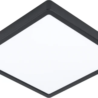 Eglo LED Aufbauleuchte Fueva 5 schwarz 28,5 x 28,5 cm warmweiß