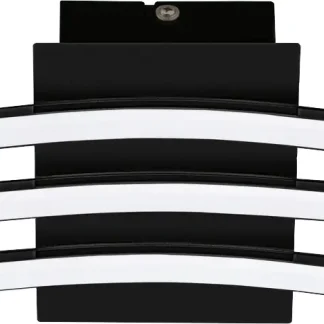 Eglo LED Deckenleuchte Roncade 1 schwarz 65 x 13 cm warmweiß