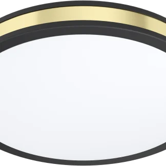 Eglo Led Deckenleuchte Pescaito schwarz, Ø 38 cm