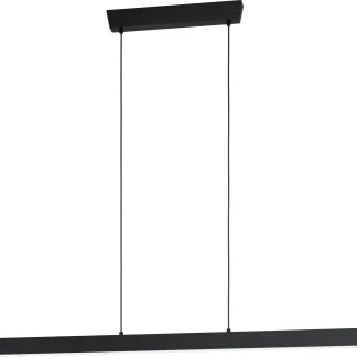 Eglo Connect LED Pendelleuchte Simolaris-Z schwarz 122 x 5,5 cm dimmbar