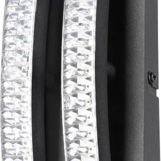 Eglo LED Wandleuchte Lejias schwarz 28,5 x 9 cm warmweiß