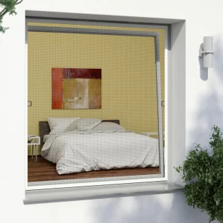 RS Fliegenschutz-Fenster 130 x 150 cm anthrazit/anthrazit kürzbar