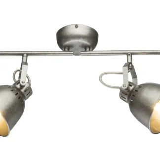 Globo 4er Spot Hernan silber-grau 83 x 11,5 cm E14, max. 40 W